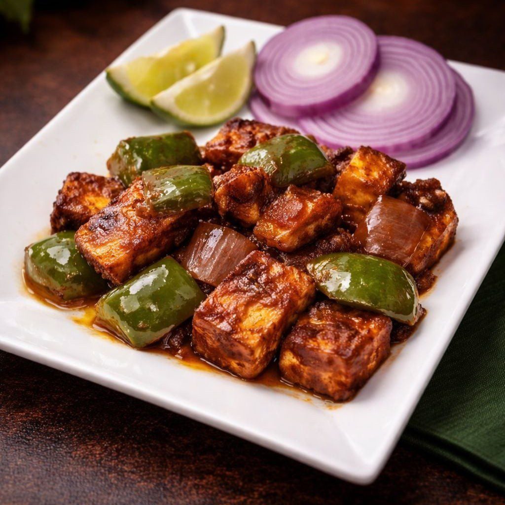 Chilli-Paneer Square